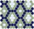 Satin White / Juniper Green on Oceana Blue