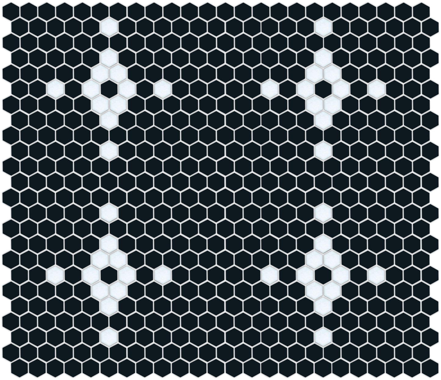 Satin White on Satin Black