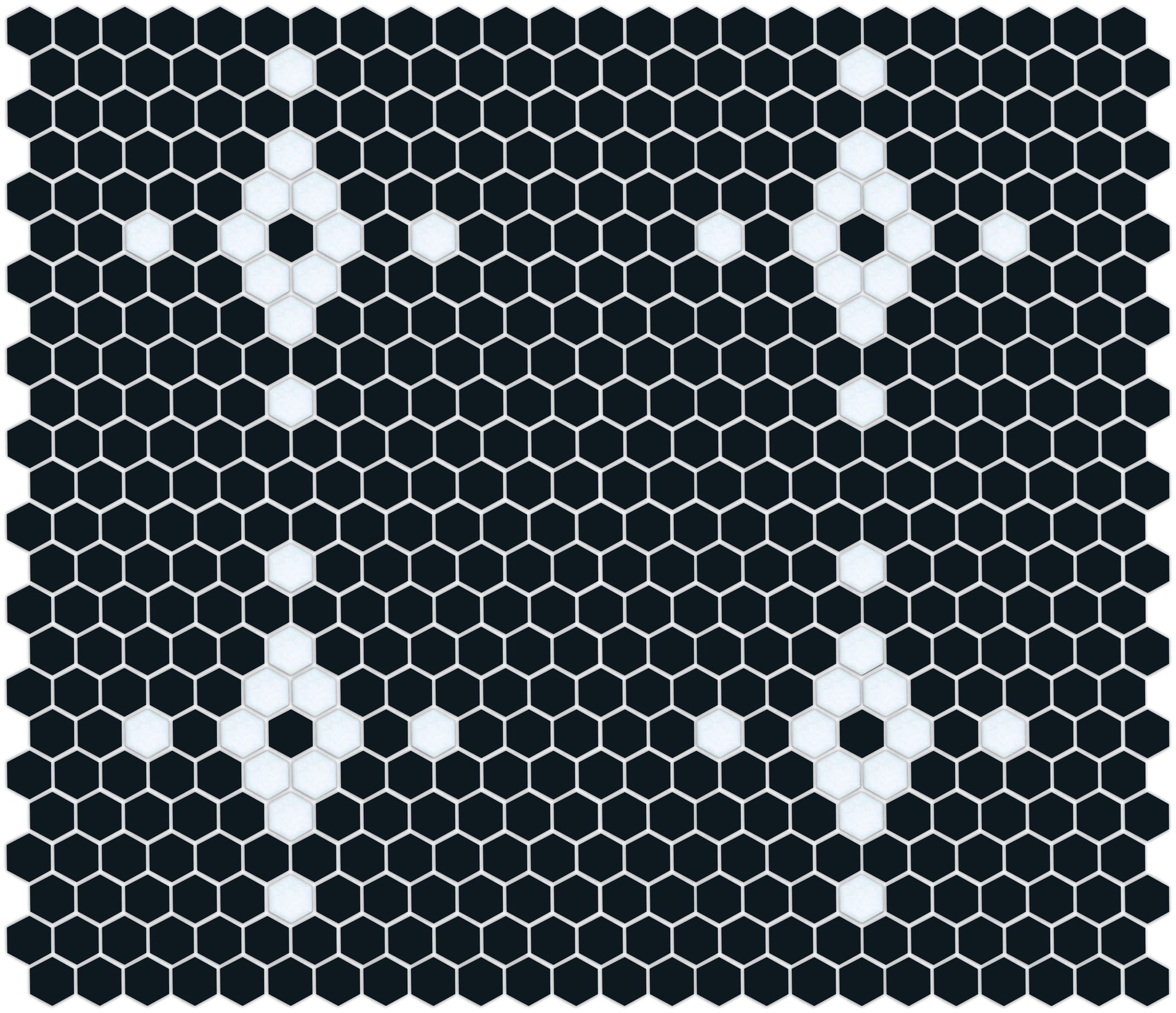 Satin White on Satin Black