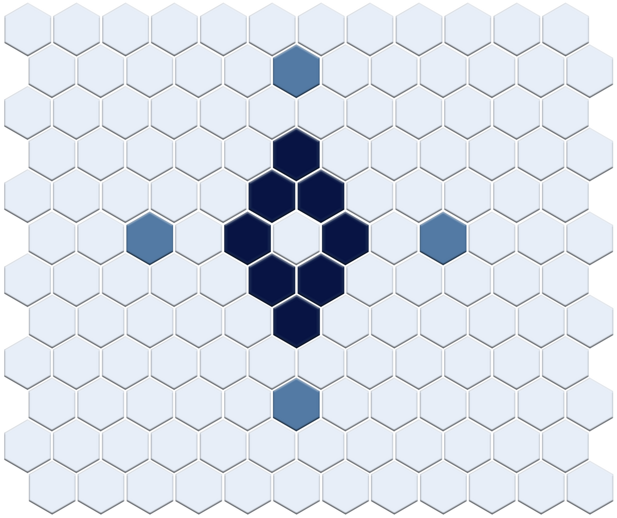 Diamond & Cross | Pinnacle Hexagon Patterns