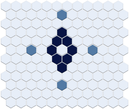 Diamond & Cross | Pinnacle Hexagon Patterns
