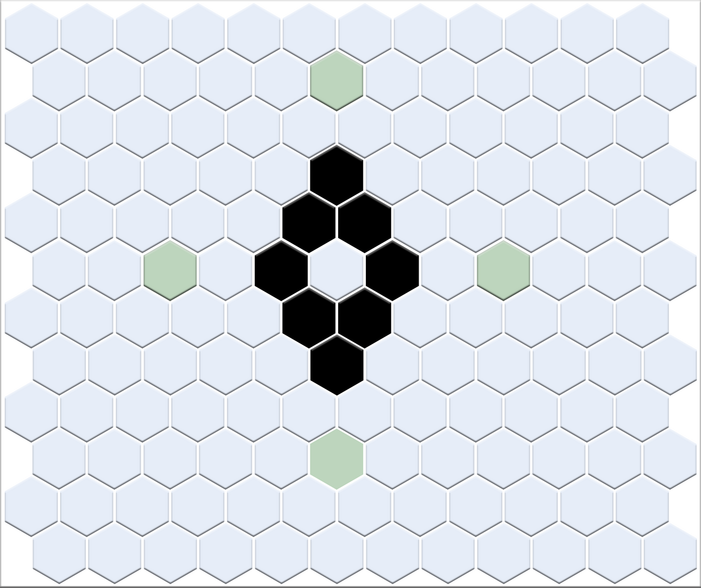 Diamond & Cross | Pinnacle Hexagon Patterns