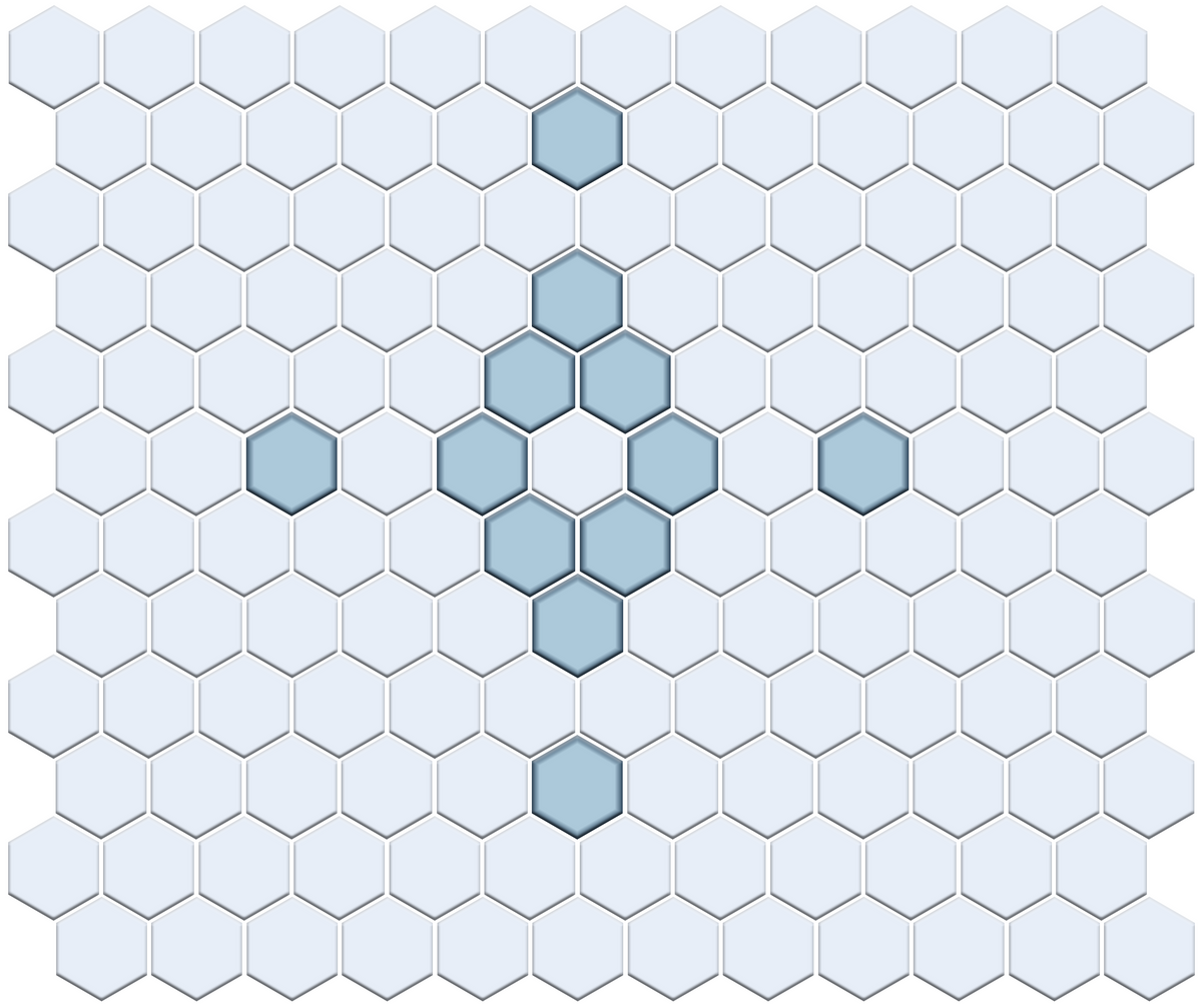 Diamond & Cross | Pinnacle Hexagon Patterns