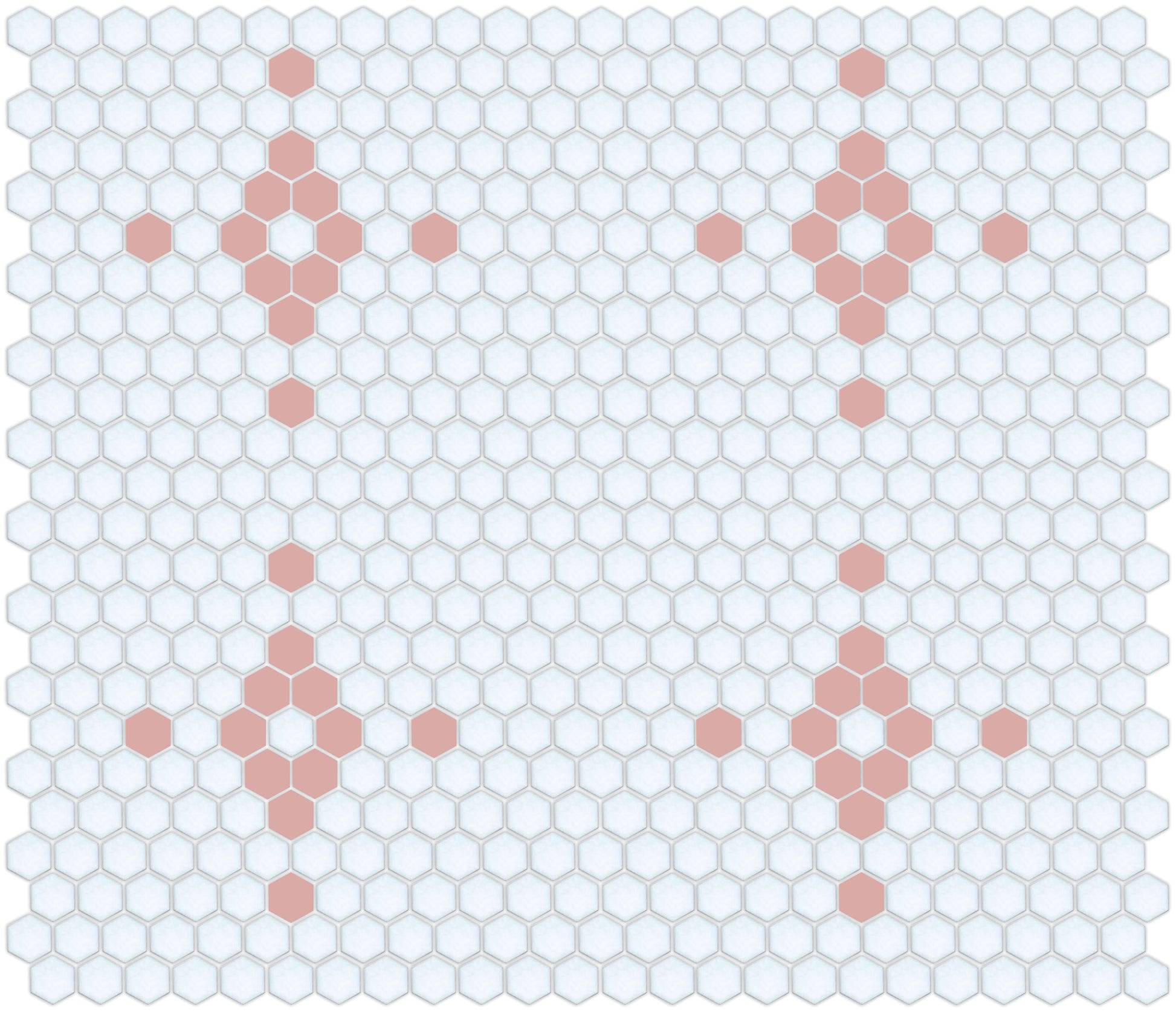 Turkish Rose on Satin White