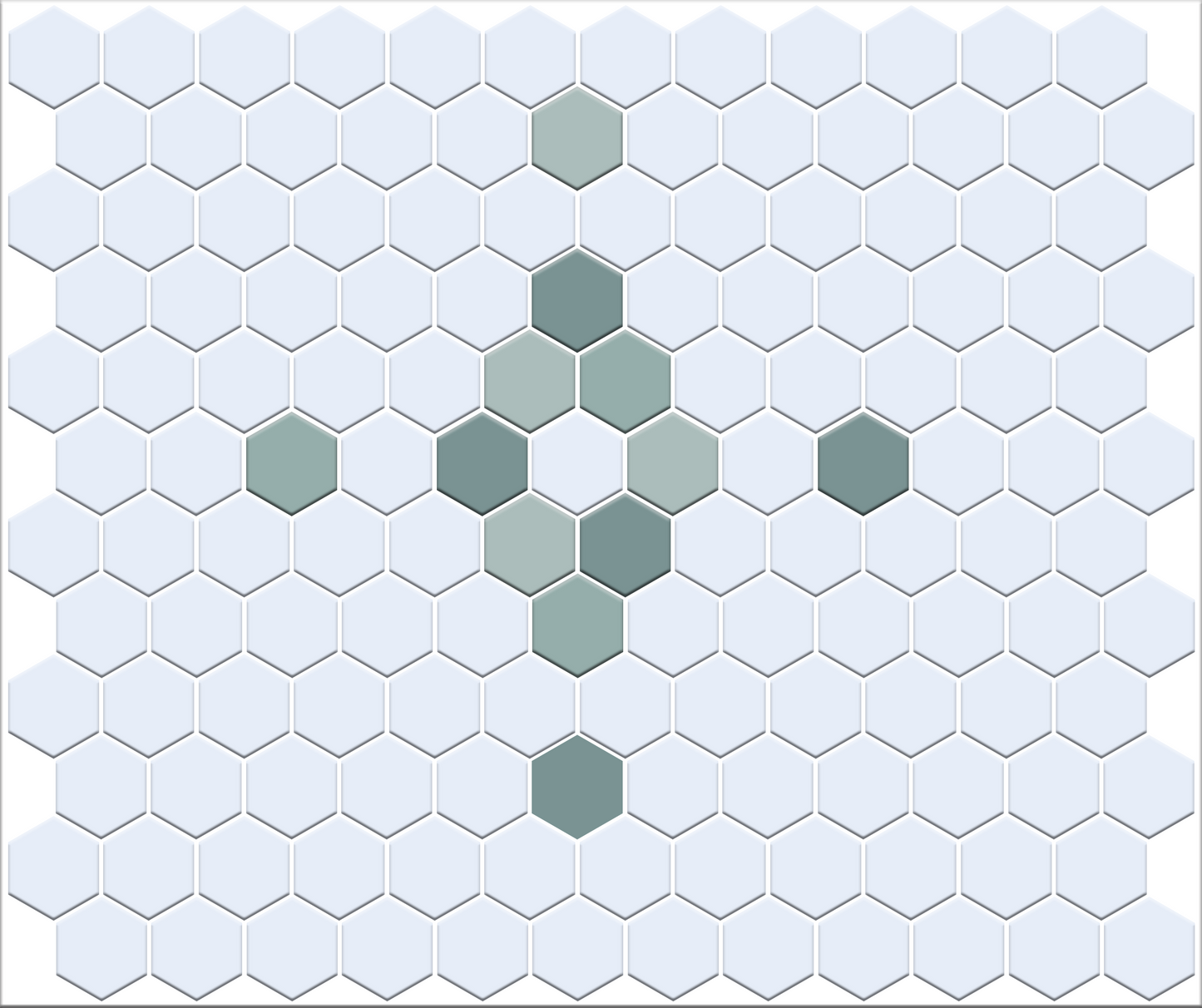 Diamond & Cross | Pinnacle Hexagon Patterns