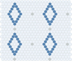 Diamond and Dot | Pinnacle Hexagon Patterns