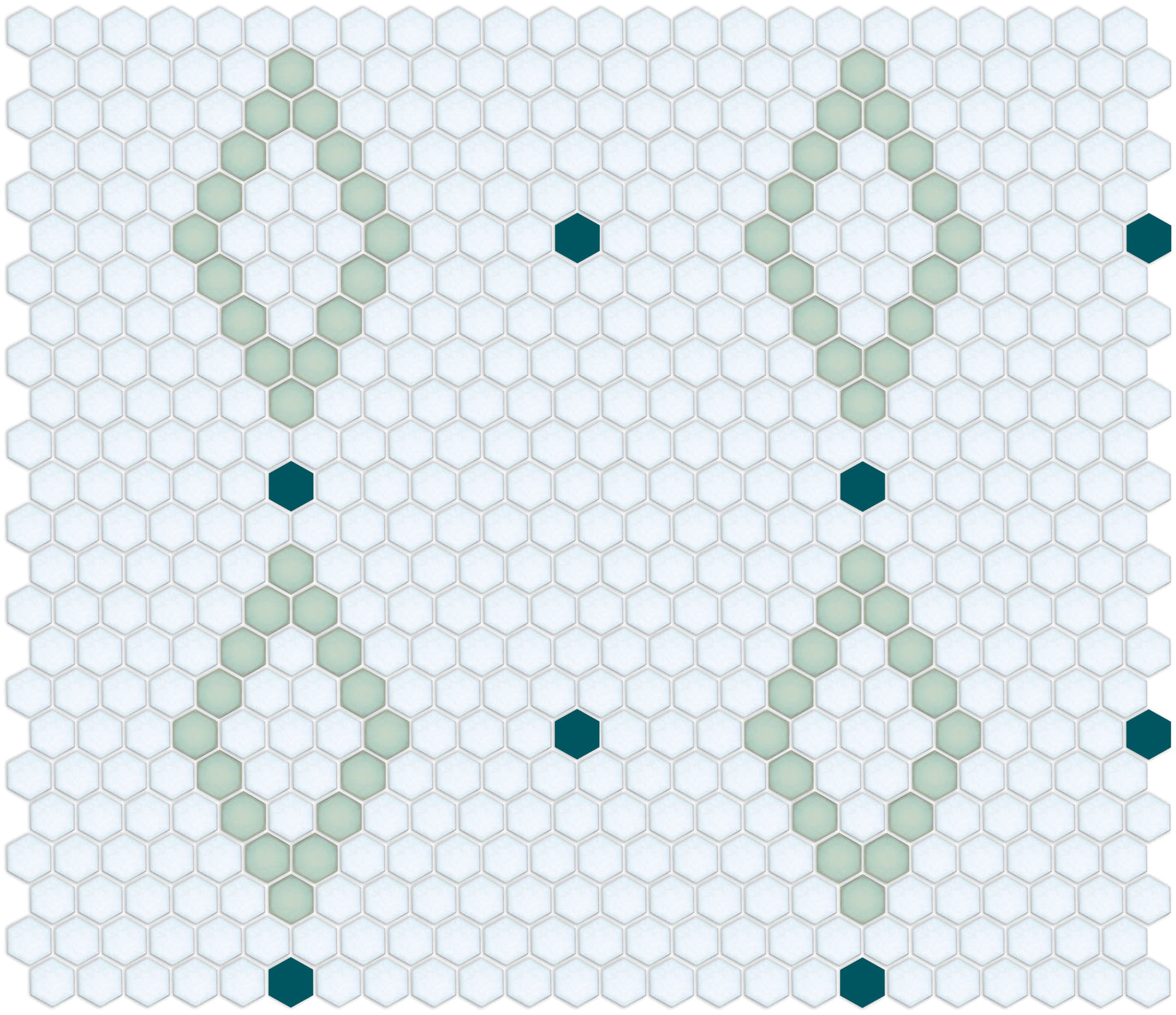 Diamond and Dot | Pinnacle Hexagon Patterns