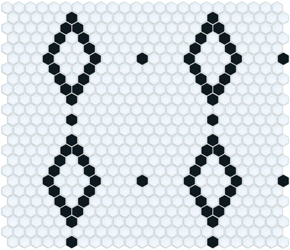 Diamond and Dot | Pinnacle Hexagon Patterns