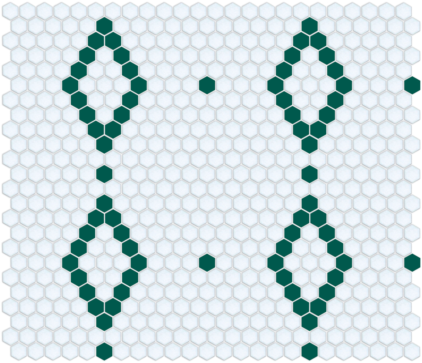 Diamond and Dot | Pinnacle Hexagon Patterns