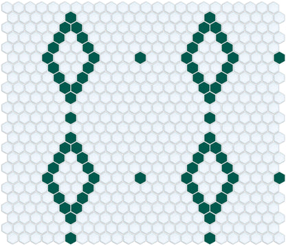 Diamond and Dot | Pinnacle Hexagon Patterns