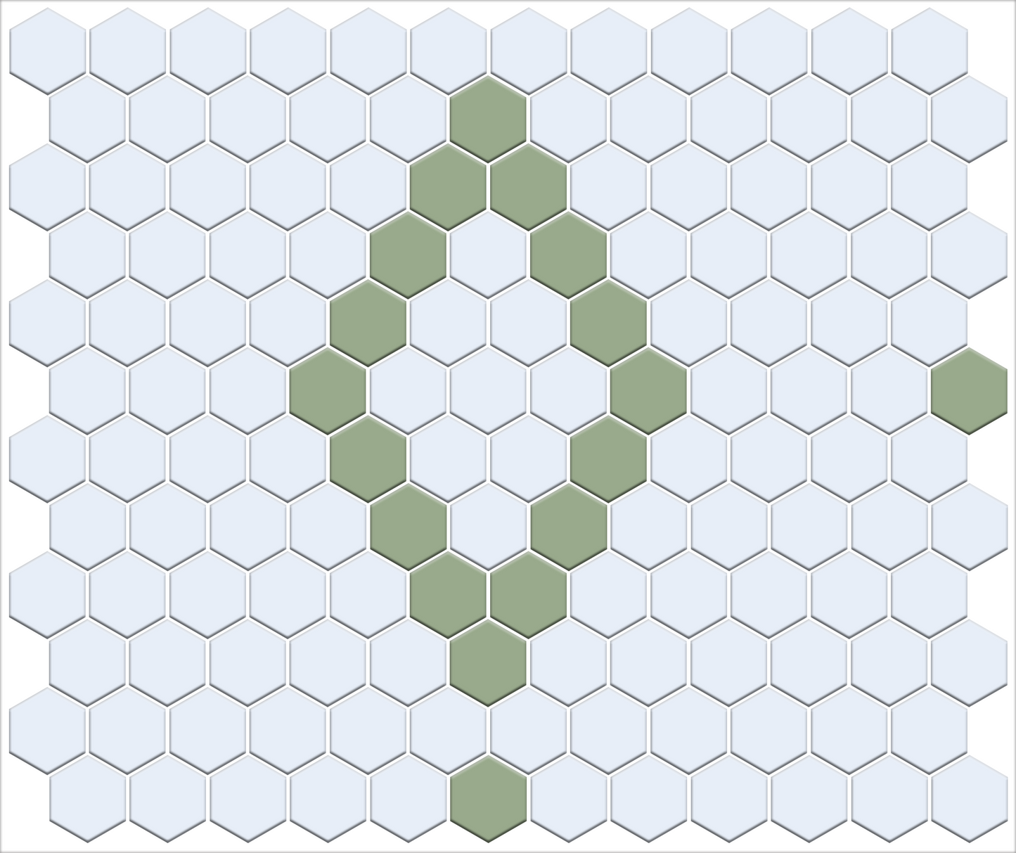 Diamond and Dot | Pinnacle Hexagon Patterns