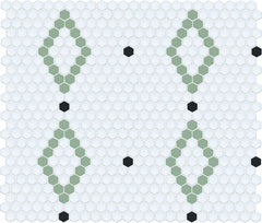 Diamond and Dot | Pinnacle Hexagon Patterns