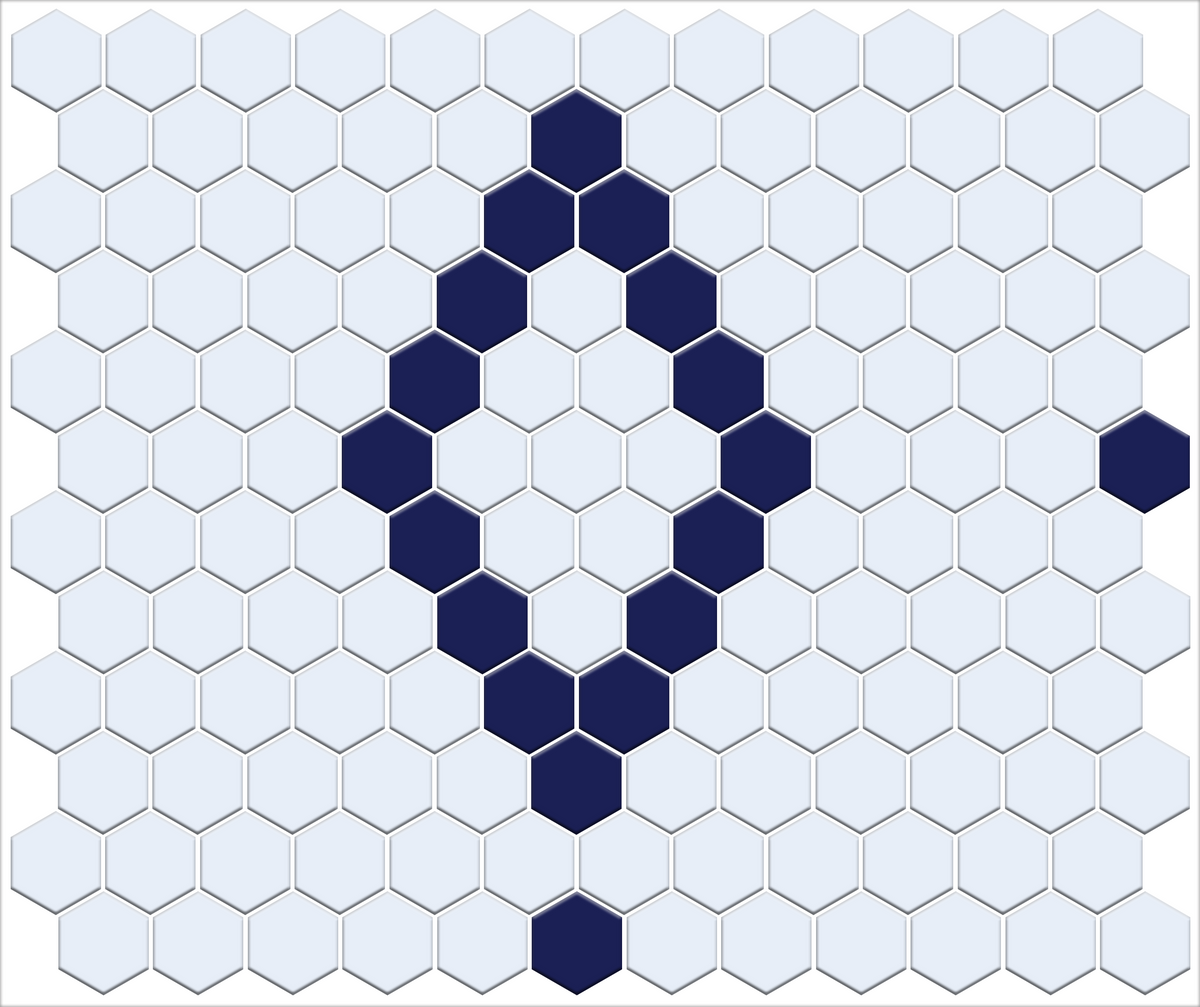 Diamond and Dot | Pinnacle Hexagon Patterns