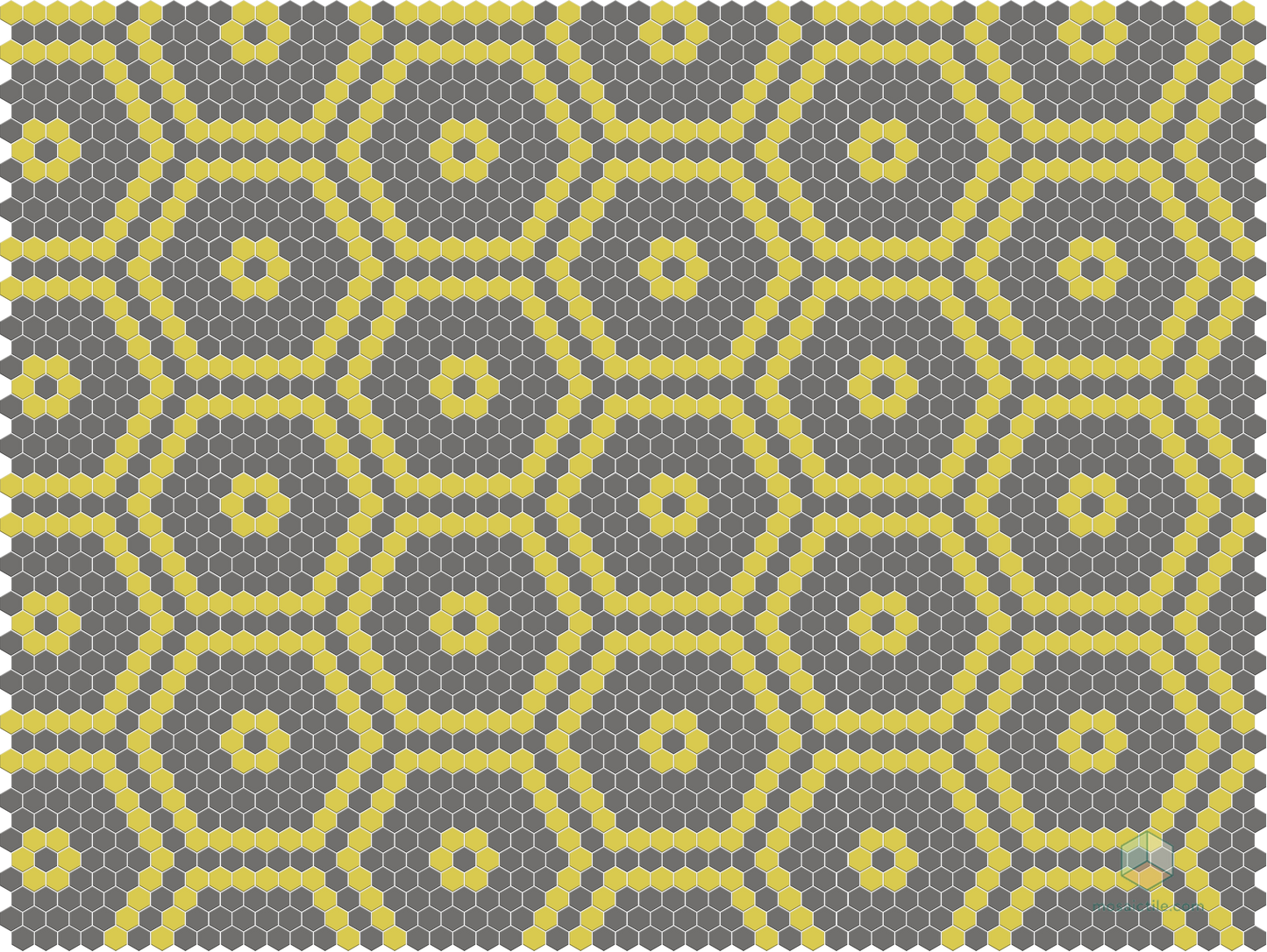 Echo Rosette | Pinnacle Hexagon Pattern