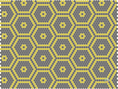 Echo Rosette | Pinnacle Hexagon Pattern