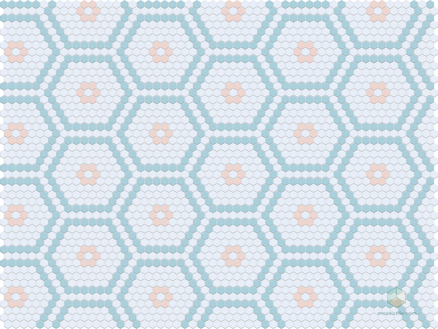 Echo Rosette | Pinnacle Hexagon Pattern