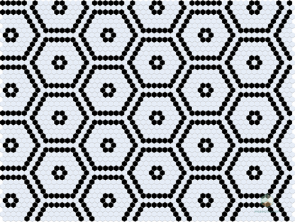 Echo Rosette | Pinnacle Hexagon Pattern