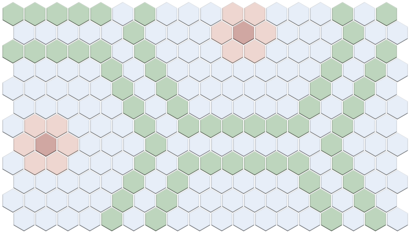 Echo Rosette | Pinnacle Hexagon Pattern