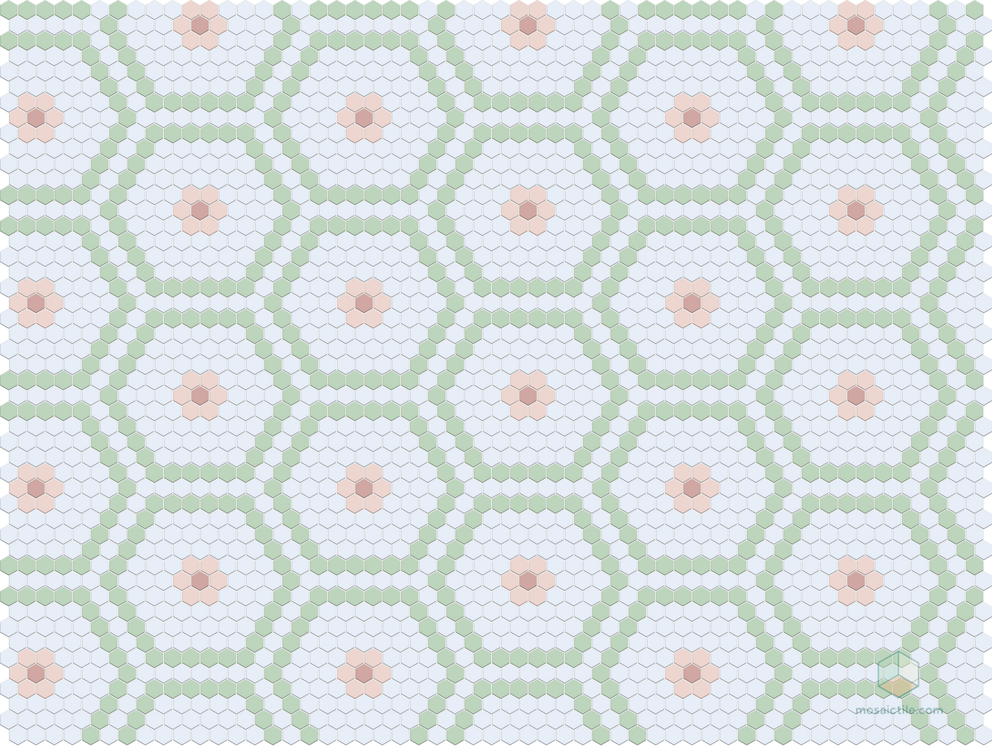 Echo Rosette | Pinnacle Hexagon Pattern