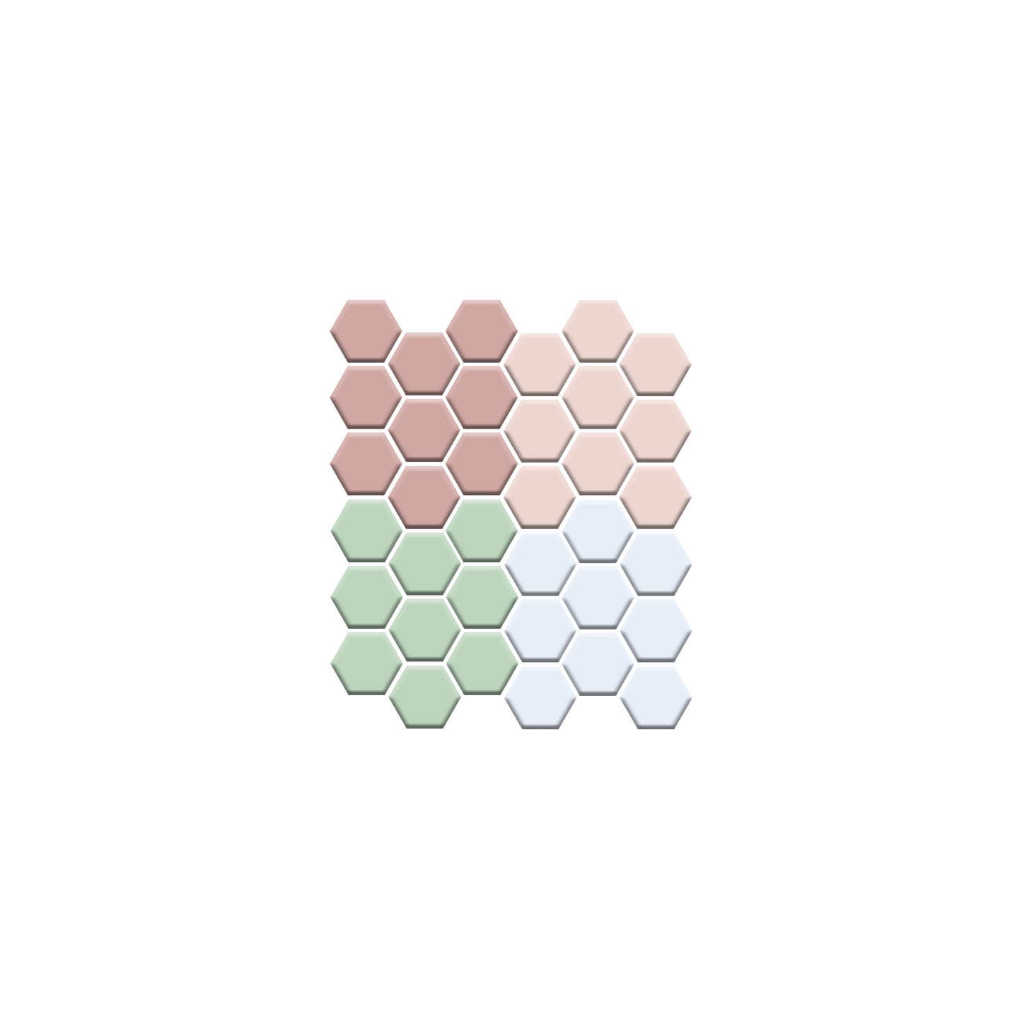 Echo Rosette | Pinnacle Hexagon Pattern