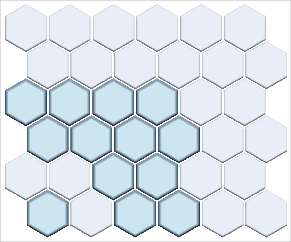 Fila Border | Pinnacle Hexagon Border