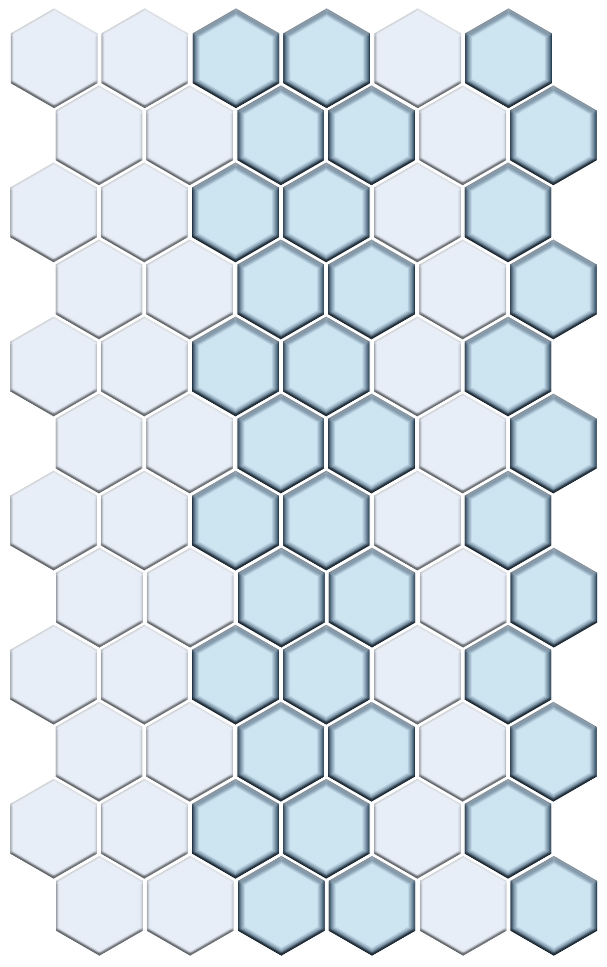 Fila Border | Pinnacle Hexagon Border