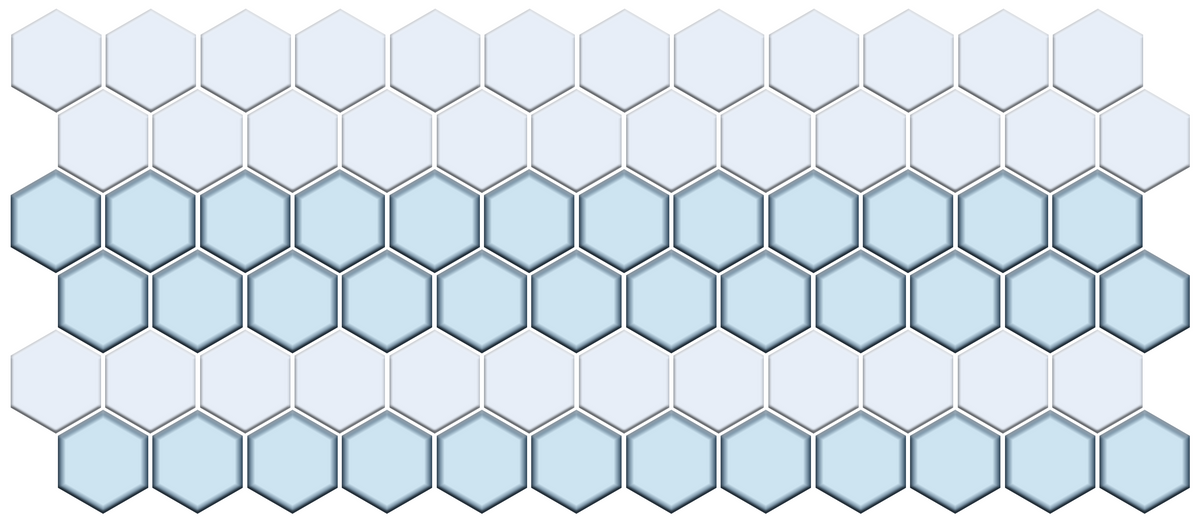 Fila Border | Pinnacle Hexagon Border