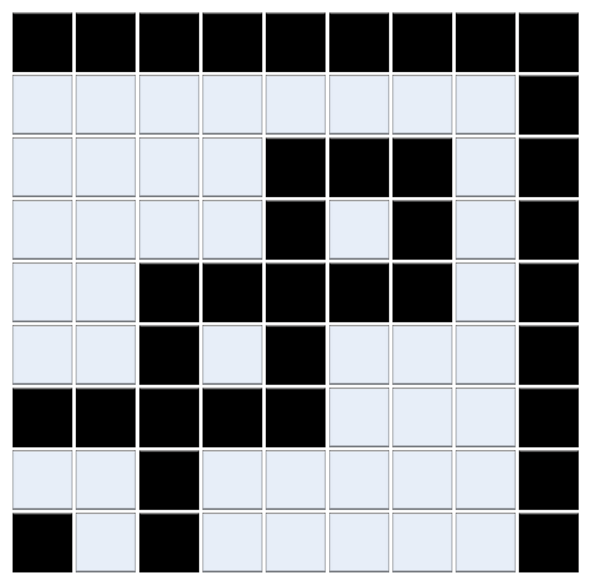 Infinity Border | Craftsman Squares | Porcelain