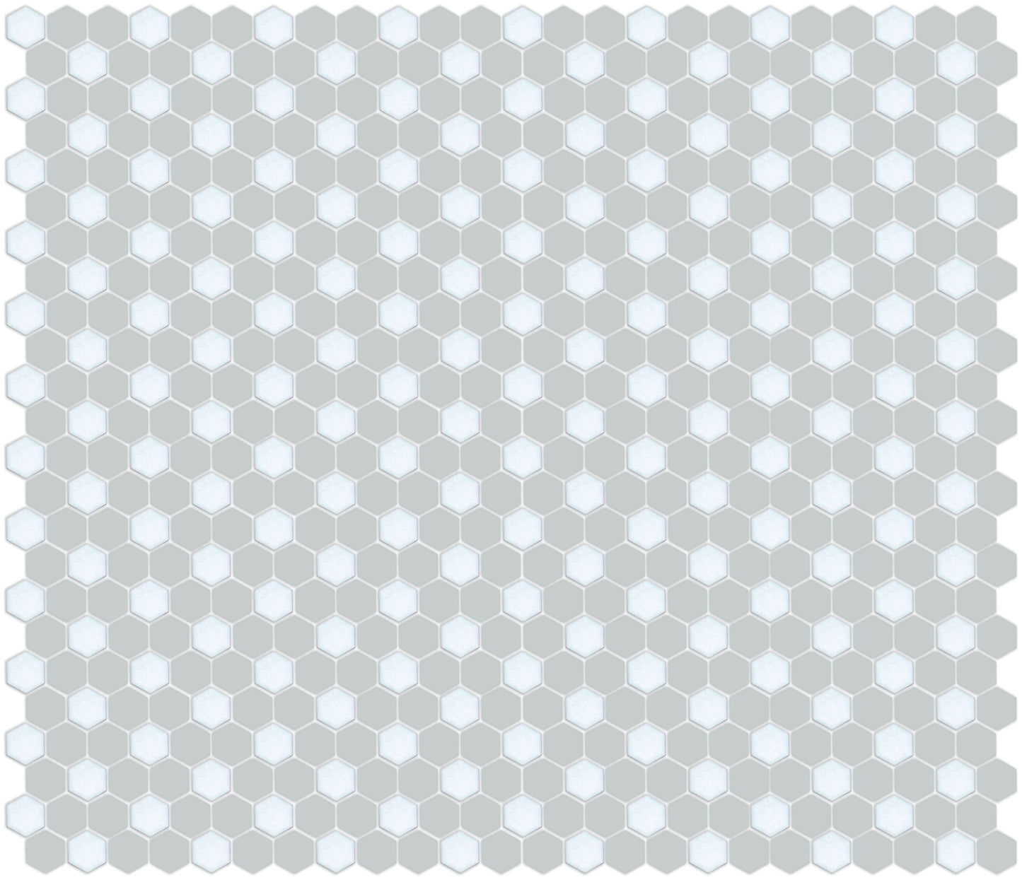 Honeycomb-style tile pattern using Pinnacle hexagon layout