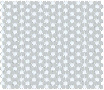 Honeycomb-style tile pattern using Pinnacle hexagon layout