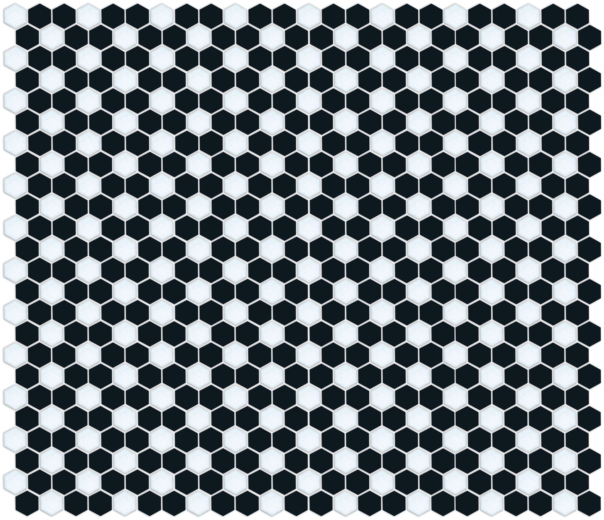 Honeycomb-style tile pattern using Pinnacle hexagon layout
