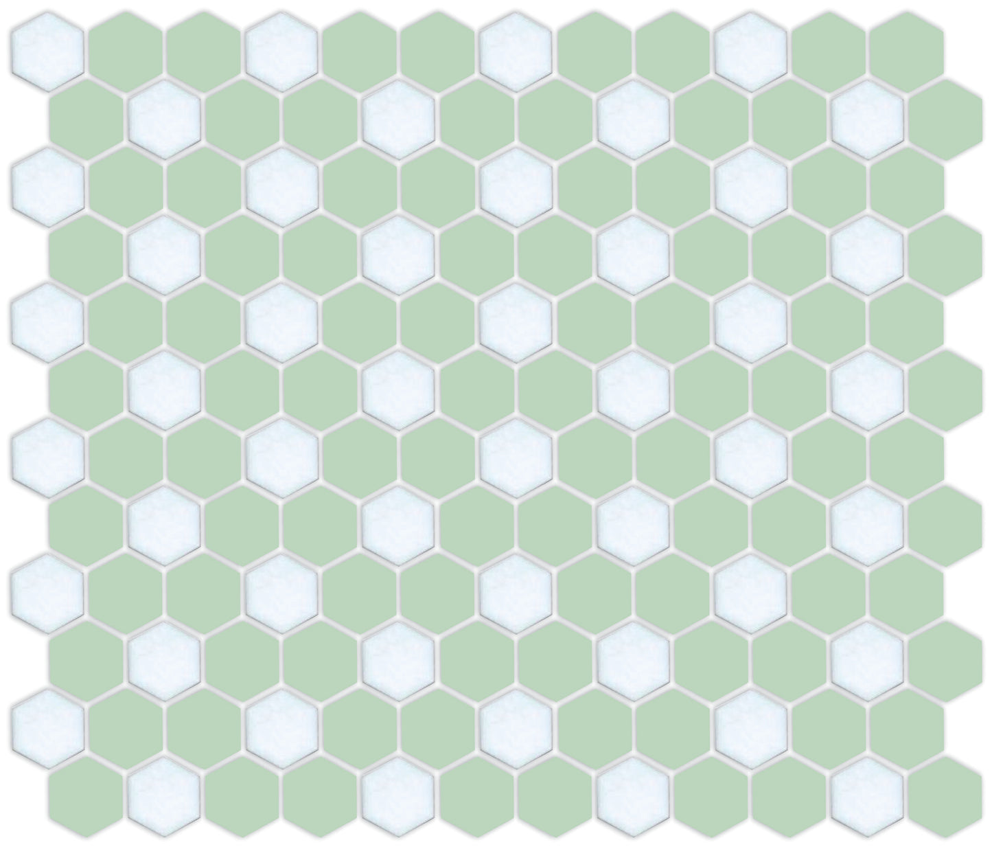 Honeycomb-style tile pattern using Pinnacle hexagon layout