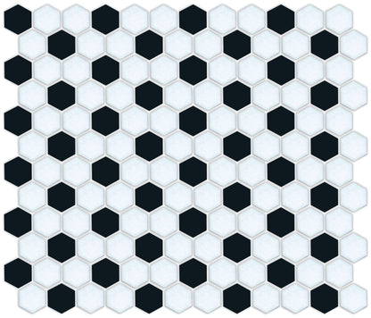 Honeycomb-style tile pattern using Pinnacle hexagon layout