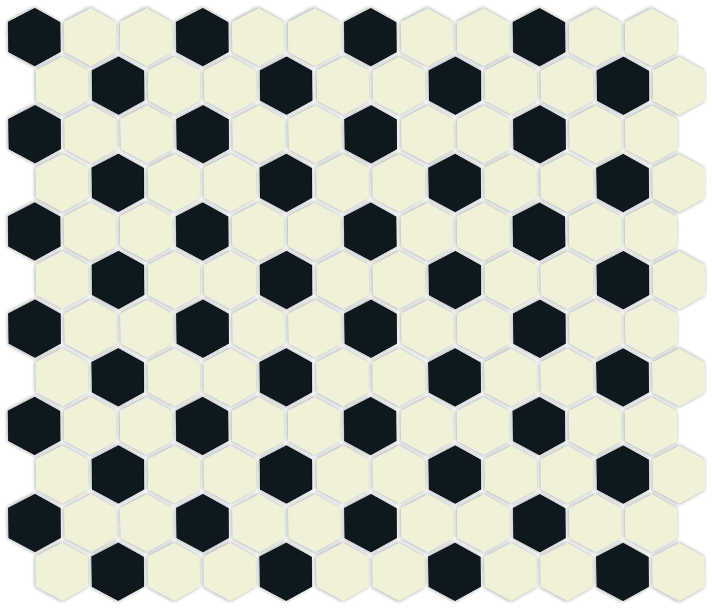 Honeycomb-style tile pattern using Pinnacle hexagon layout