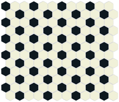 Honeycomb-style tile pattern using Pinnacle hexagon layout
