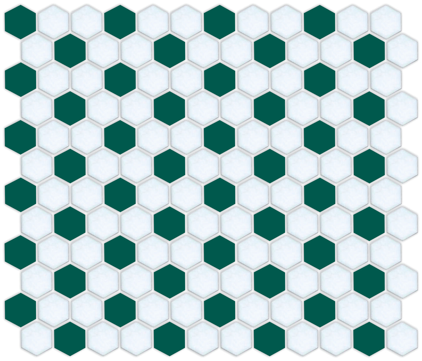 Honeycomb-style tile pattern using Pinnacle hexagon layout