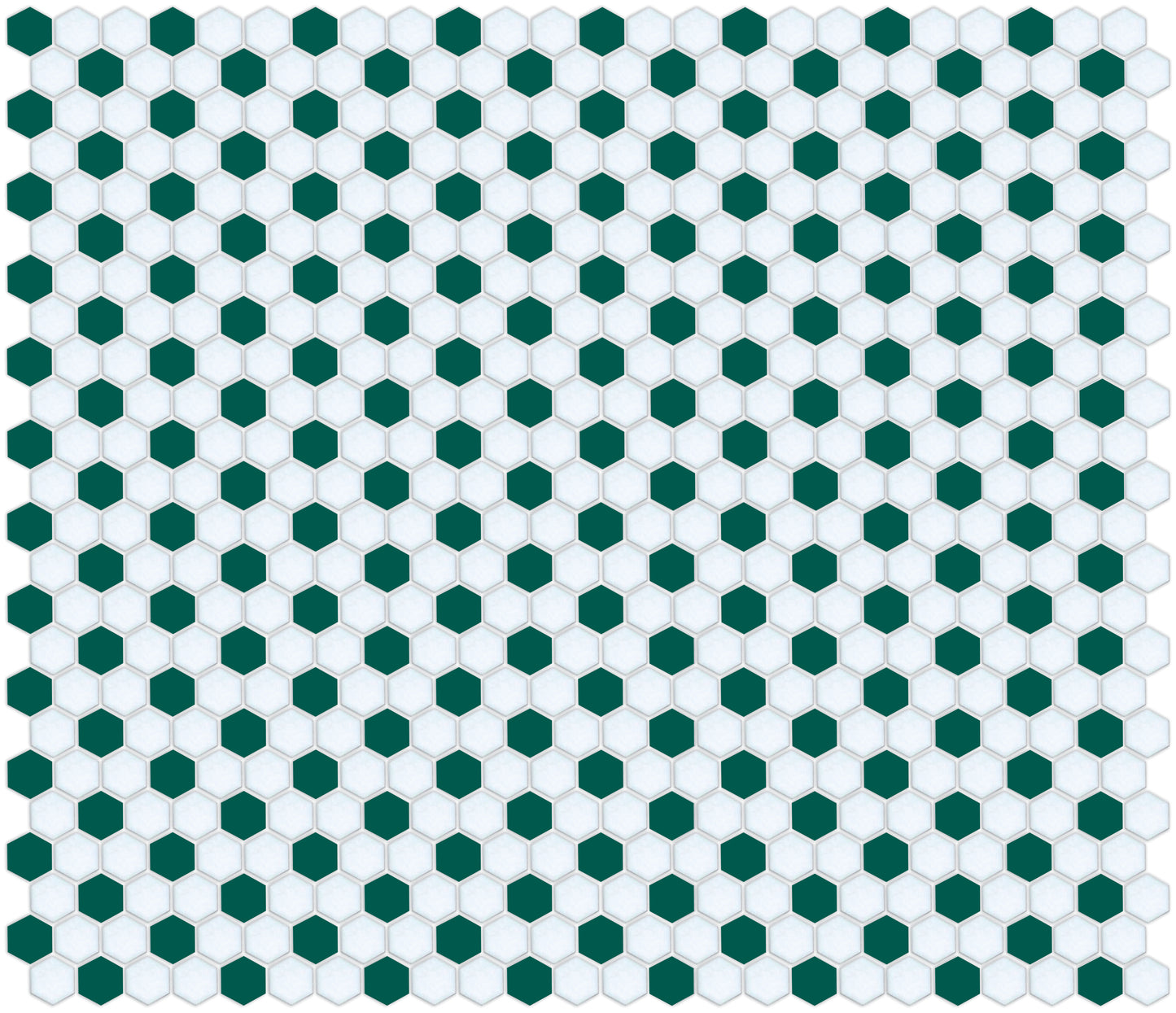 Honeycomb-style tile pattern using Pinnacle hexagon layout