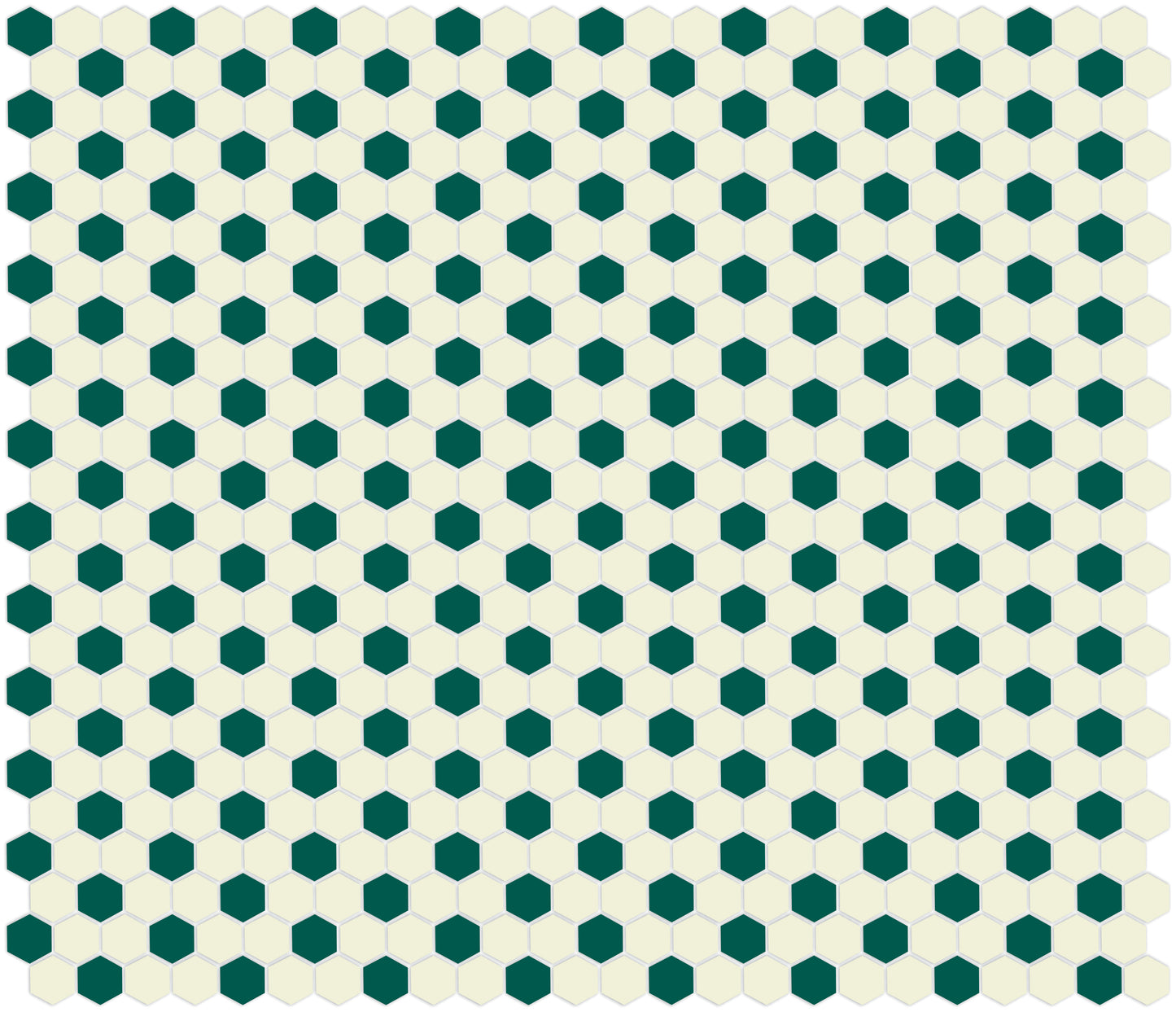Honeycomb-style tile pattern using Pinnacle hexagon layout