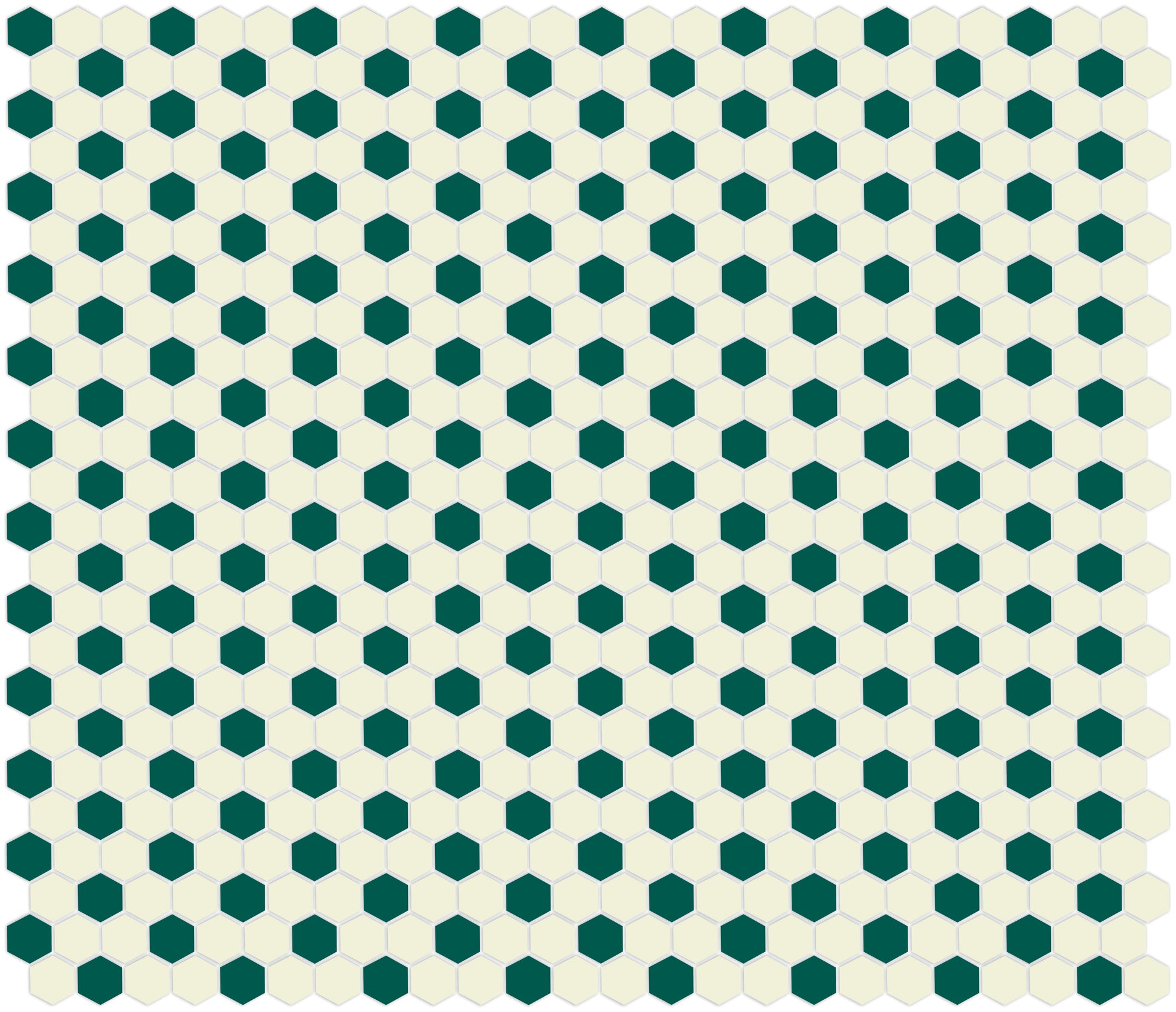 Honeycomb-style tile pattern using Pinnacle hexagon layout