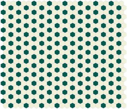 Honeycomb-style tile pattern using Pinnacle hexagon layout