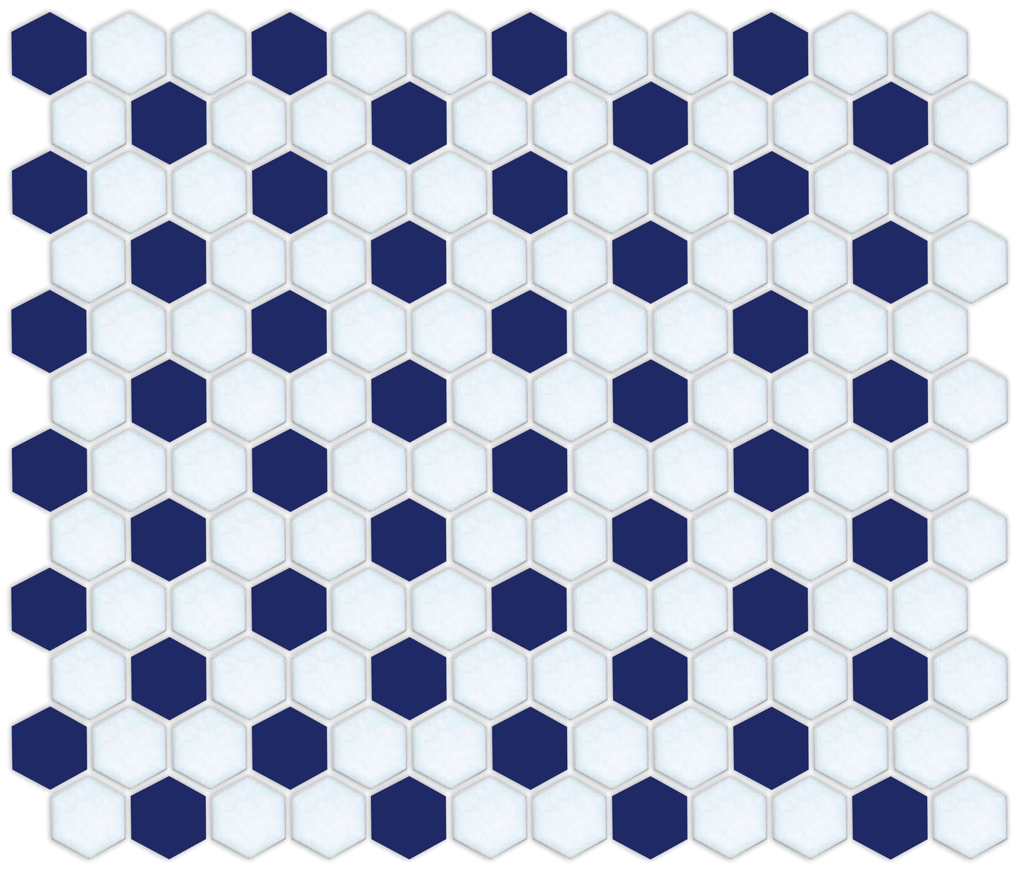 Honeycomb-style tile pattern using Pinnacle hexagon layout