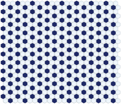 Honeycomb-style tile pattern using Pinnacle hexagon layout