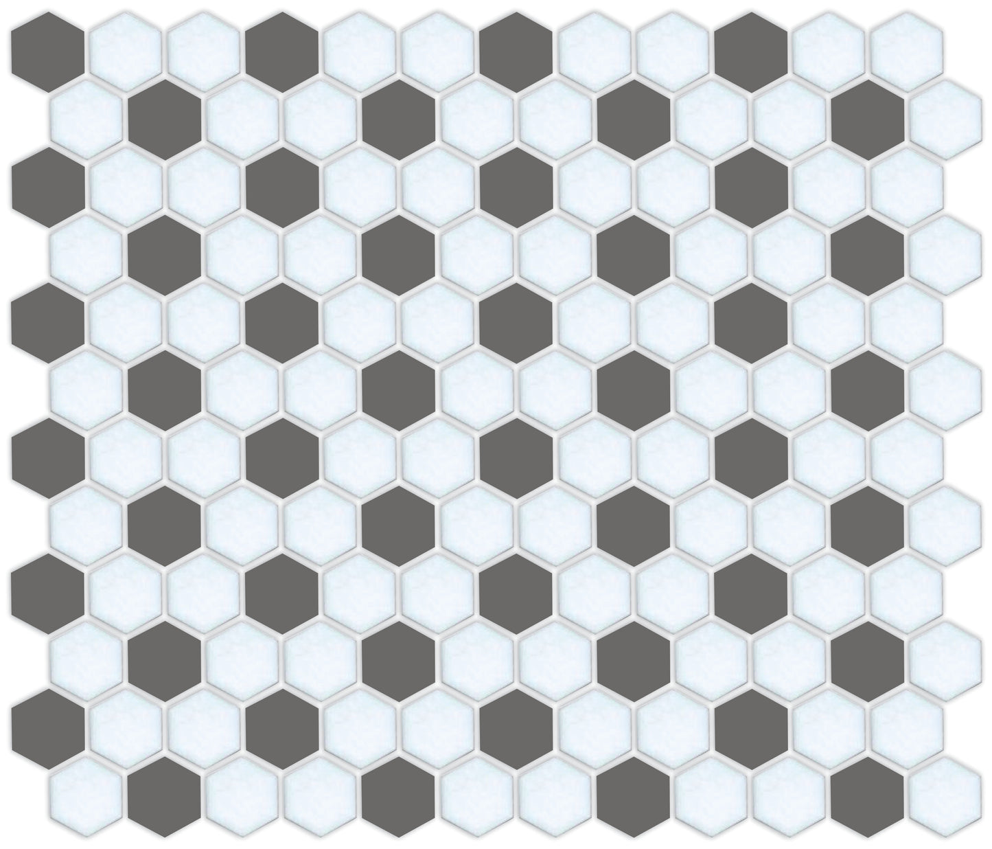 Honeycomb-style tile pattern using Pinnacle hexagon layout