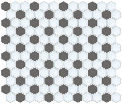 Honeycomb-style tile pattern using Pinnacle hexagon layout