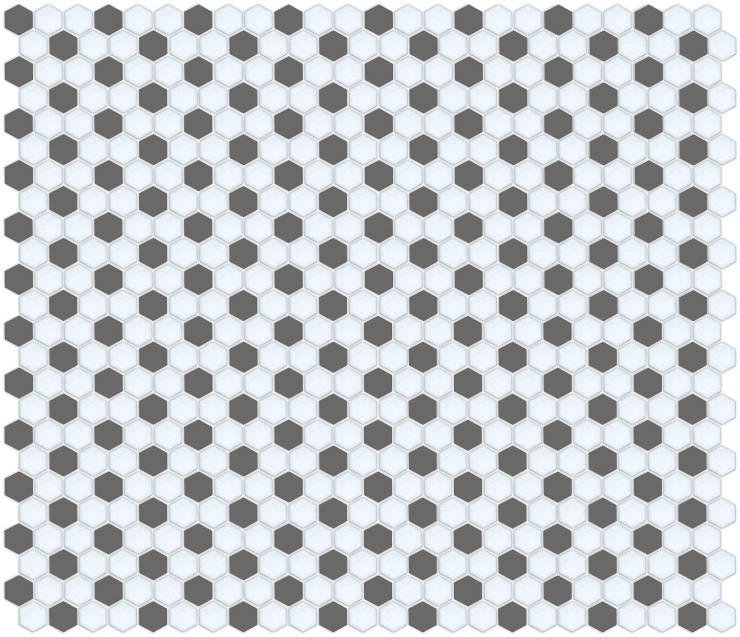 Honeycomb-style tile pattern using Pinnacle hexagon layout