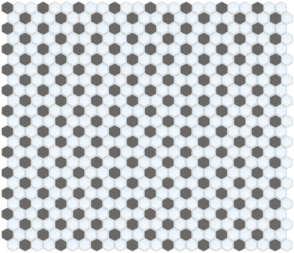 Honeycomb-style tile pattern using Pinnacle hexagon layout