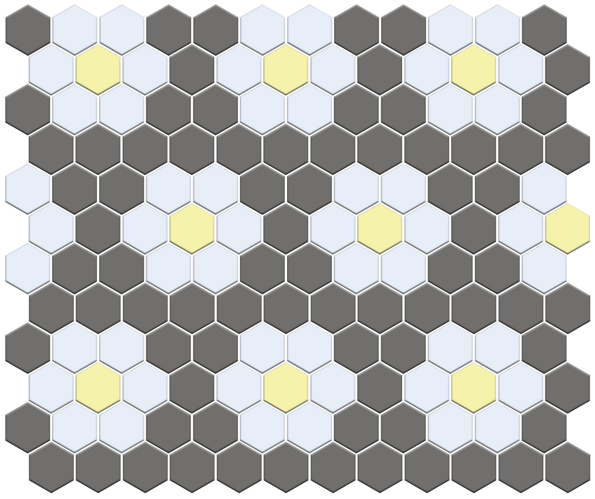Honeycomb Rosette | Pinnacle Hexagon Pattern