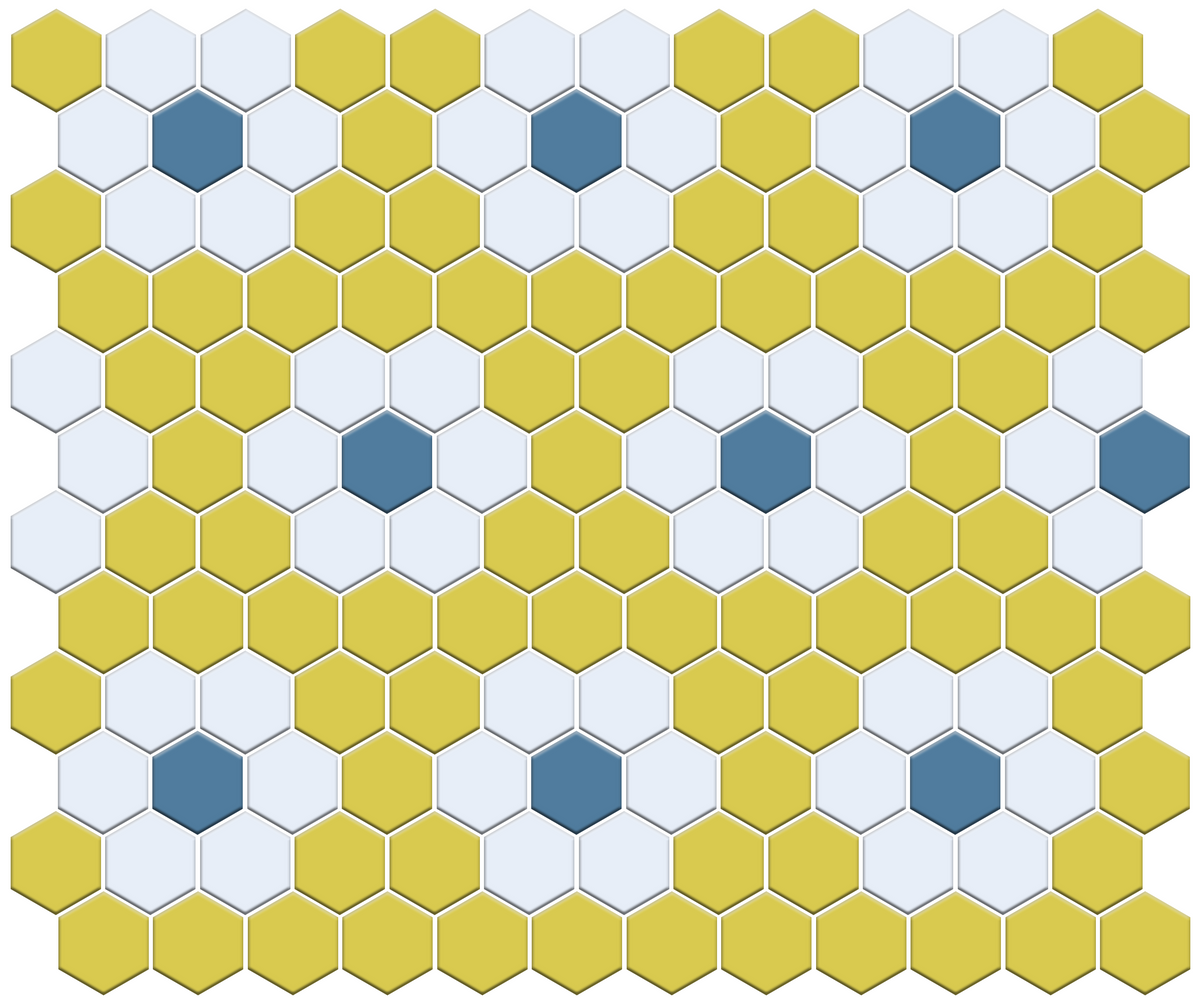 Honeycomb Rosette | Pinnacle Hexagon Pattern