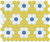 Egypt/Satin White on Bumblebee Yellow