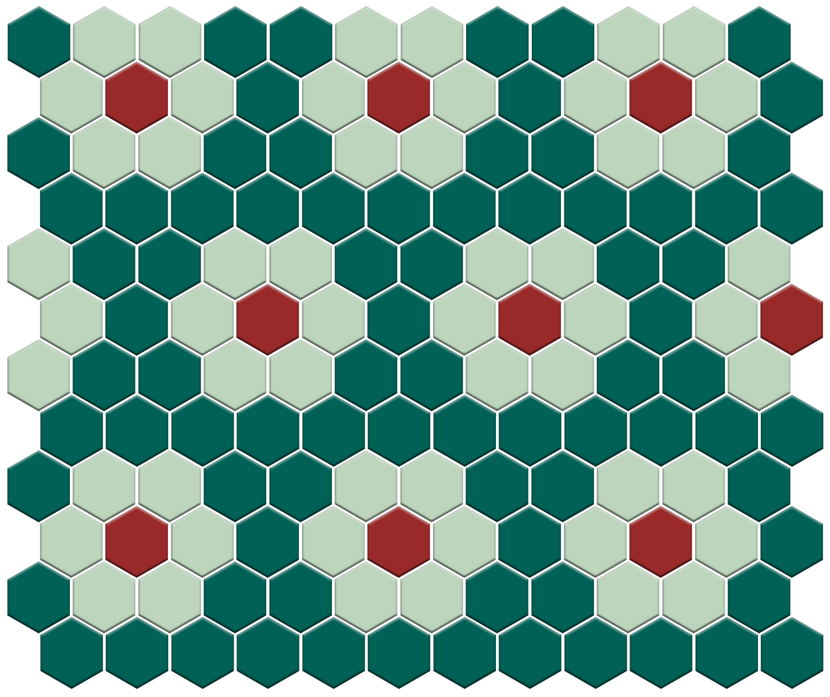 Honeycomb Rosette | Pinnacle Hexagon Pattern
